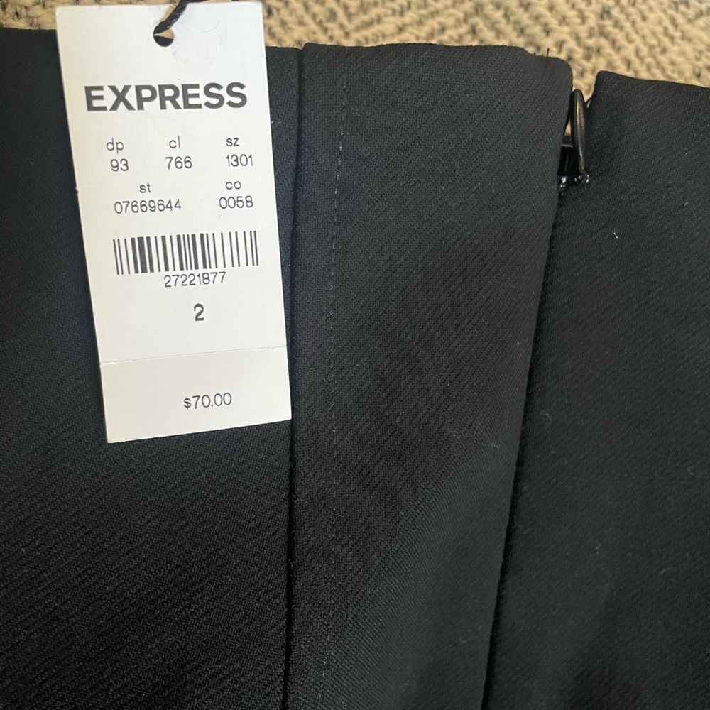 Express Black Skirt